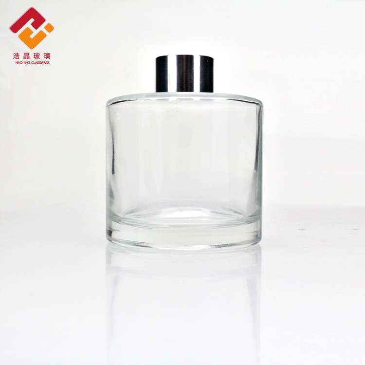 200ml Clear Cylinder Car Cosmetics Diffuser Aromatherapy Essential Oil Perfume Glass Bottle