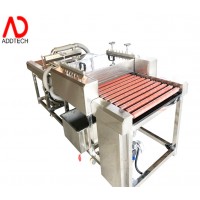 High pressure fan Rolling oil machine In Korea/ glass cleaning machine /  brush oil in wooden