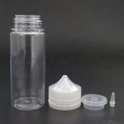 empty clear new designed pen shape PET plastic bottle with  dropper cap