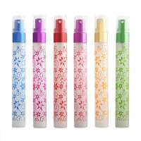 10ml mini portable printed frosted glass perfume bottle